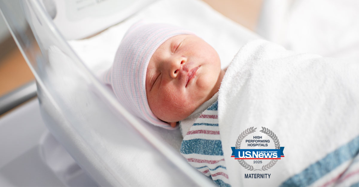 The Elliot is proud to be named a High-Performing Hospital by U.S. News for Maternity Services